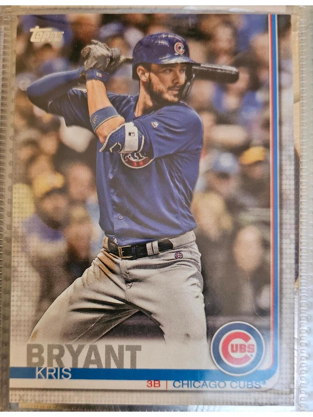 Kris Bryant 2019 Topps Series 1 Baseball #210 Chicago Cubs